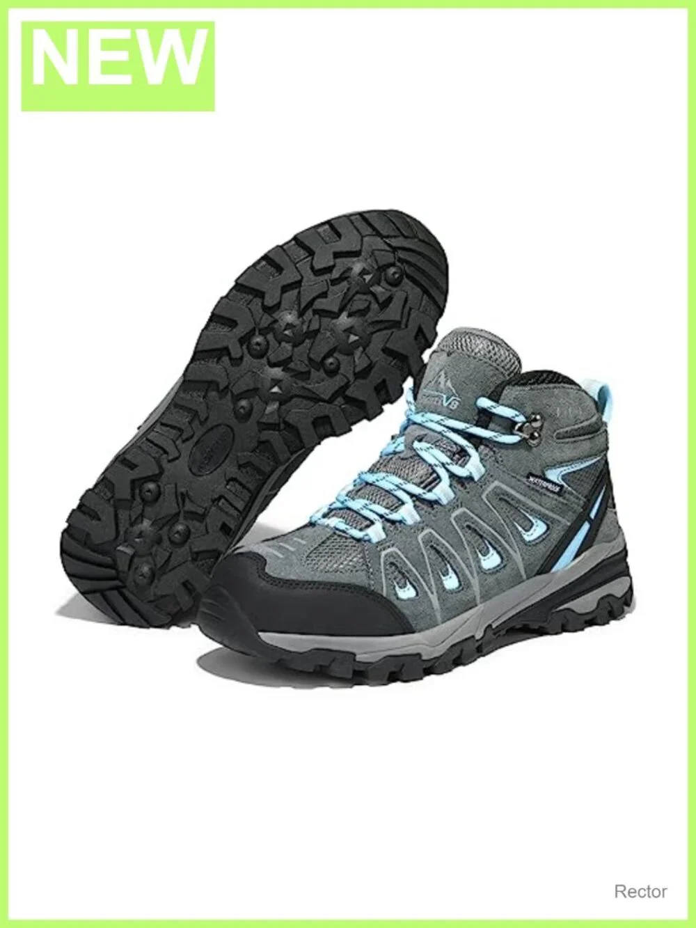 Women's Waterproof Hiking Boots Suede Leather Ankle Boots Lightweight Durable